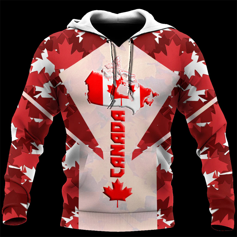 Canada Maple Leaf 3d Printed H - Street Fashion Canada ulasan dan harga