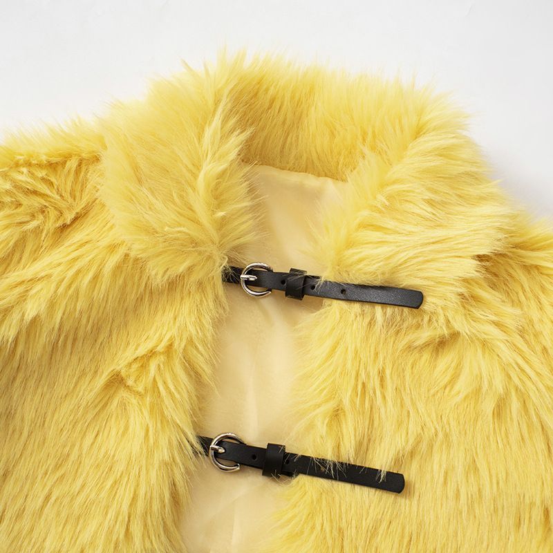 2025 Fur Short Coat Women Crop - Street Fashion Men 2025 ulasan dan harga
